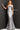 Grey Silver Off the Shoulder Mermaid Evening Dress 06624