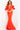 Tomato illusion neckline Jovani gown 06901