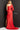 red one shoulder evening dress 06998
