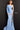 fitted blue evening dress 06998