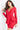 long sleeve red dress 07032