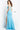Turquoise jersey prom dress 07173