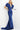deep royal mermaid dress  07268