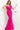 mermaid fuchsia evening dress 07306