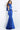 Royal long sleeve jersey prom dress 07392