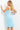 blue short evening dress 07556