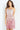 Pink fuchsia one shoulder short dress  07782