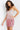 Pink fuchsia sheath short cocktail dress 07783