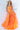 Strapless sweetheart orange prom dress 07901