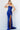 navy high slit dress 07913
