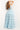 Sky blue glitter V neck ballgown 07998