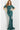 Emerald sequin evening dress 08049 