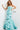 blue fitted dress 08093