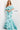 blue fitted dress with wrap 08093