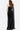 One shoulder black evening gown 08116