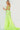 green backless dress 08157