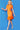 orange short dress 08253