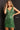 dark green fringe dress 08410
