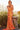 orange mermaid dress 08462
