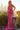 pink v neck dress 08462