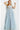Sheer bodice beaded evening dress Blue tulle evening dress 08487