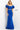boat neck royal evening dress 08526