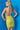 yellow backless short dress 08530