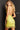 low back yellow cocktail dress 08530