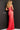 Watermelon lace prom dress 08684