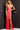 Floor length watermelon Jovani dress 08684