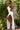 white high slit dress 09009
