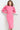 Jovani 09355 Hot Pink Knee Length High Neck Cocktail Dress