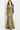 gold v neckline dress 09439