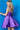 Fit and flare purple cocktail dress 09464