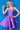 Purple sweetheart neck homecoming dress 09464