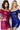 royal and pink beaded dress 09474