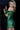 green beaded dress 09617