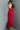 red fitted dress 09630
