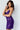 purple strapless short dress 09694