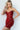 sequin embellished red homecoming dress 09694