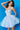blue fit and flare dress 09728