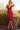 red fitted dress 09733