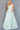 blue plus size dress 09765