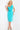 turquoise short dress 09811