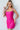 fuchsia short dress 09898