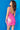 Fuchsia open back sequin dress 09977