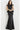 Ruffle peplum and neck evening dress 09997
