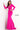 Long sleeve fuchsia crepe mother of the bride Jovani dress 1892