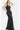 Black and white long evening gown 220450