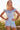 feather neckline romper 22349